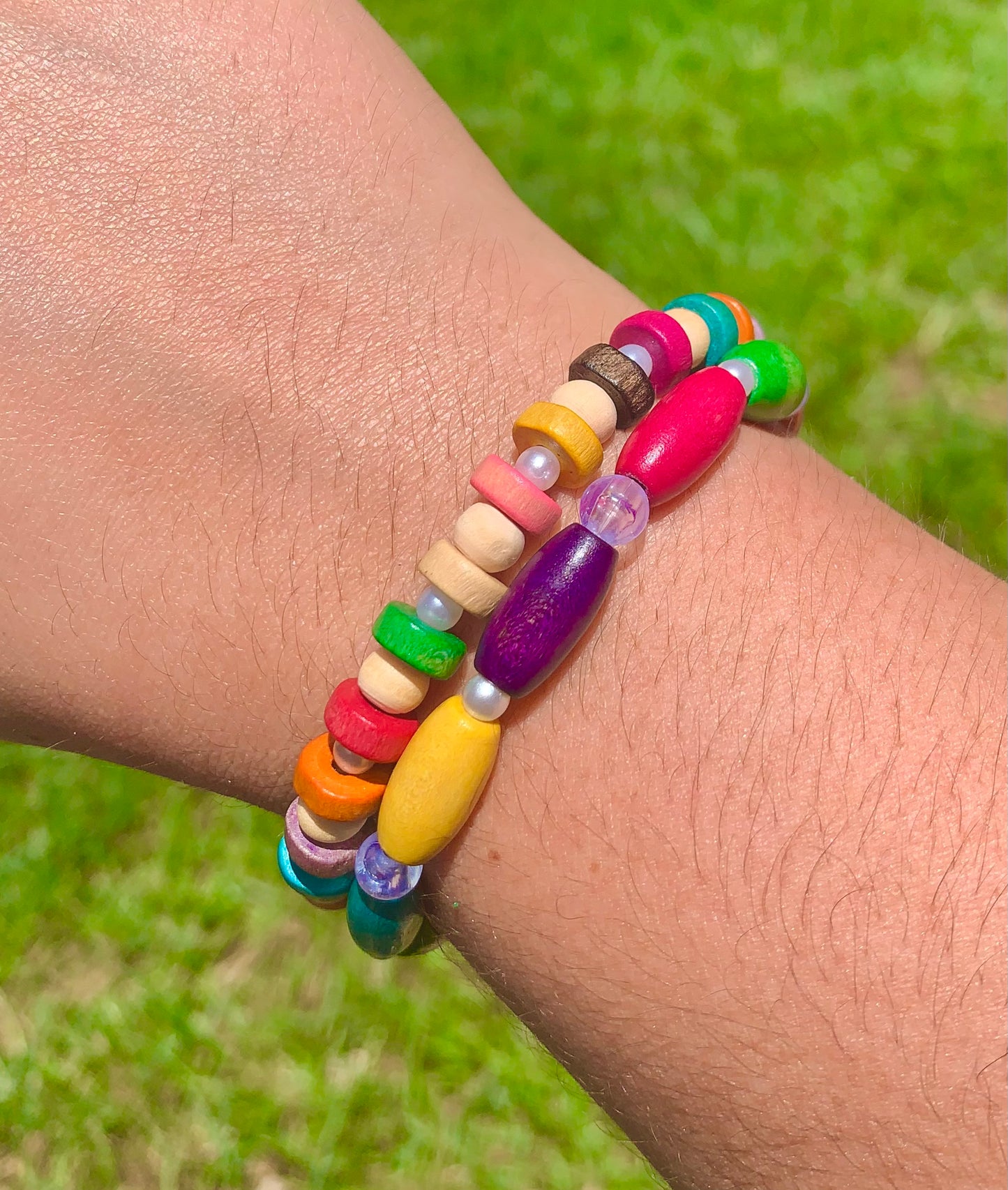 Rangi Changi Wood Bead Bracelet Set (LIMITED)
