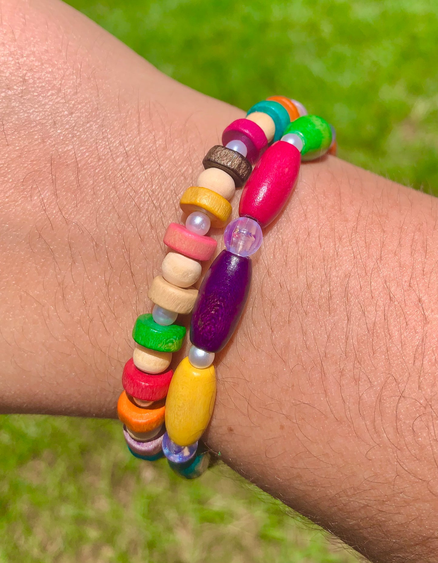 Rangi Changi Wood Bead Bracelet Set (LIMITED)