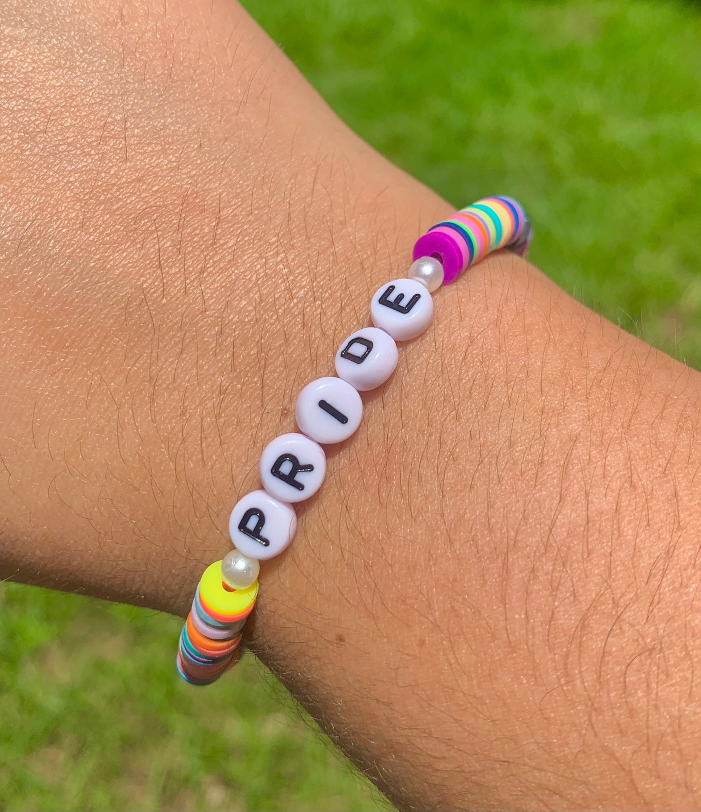 PRIDE Rainbow Heishi Bracelet