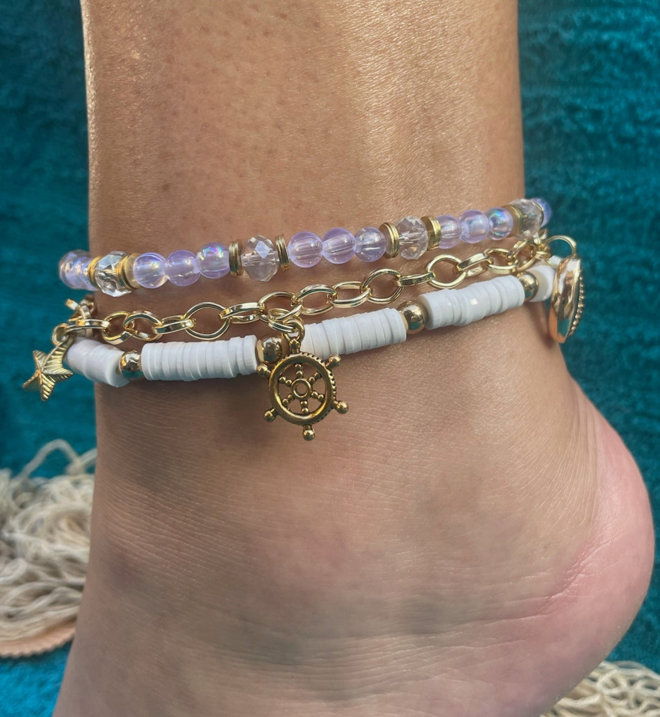 Island Treasure Anklet Set