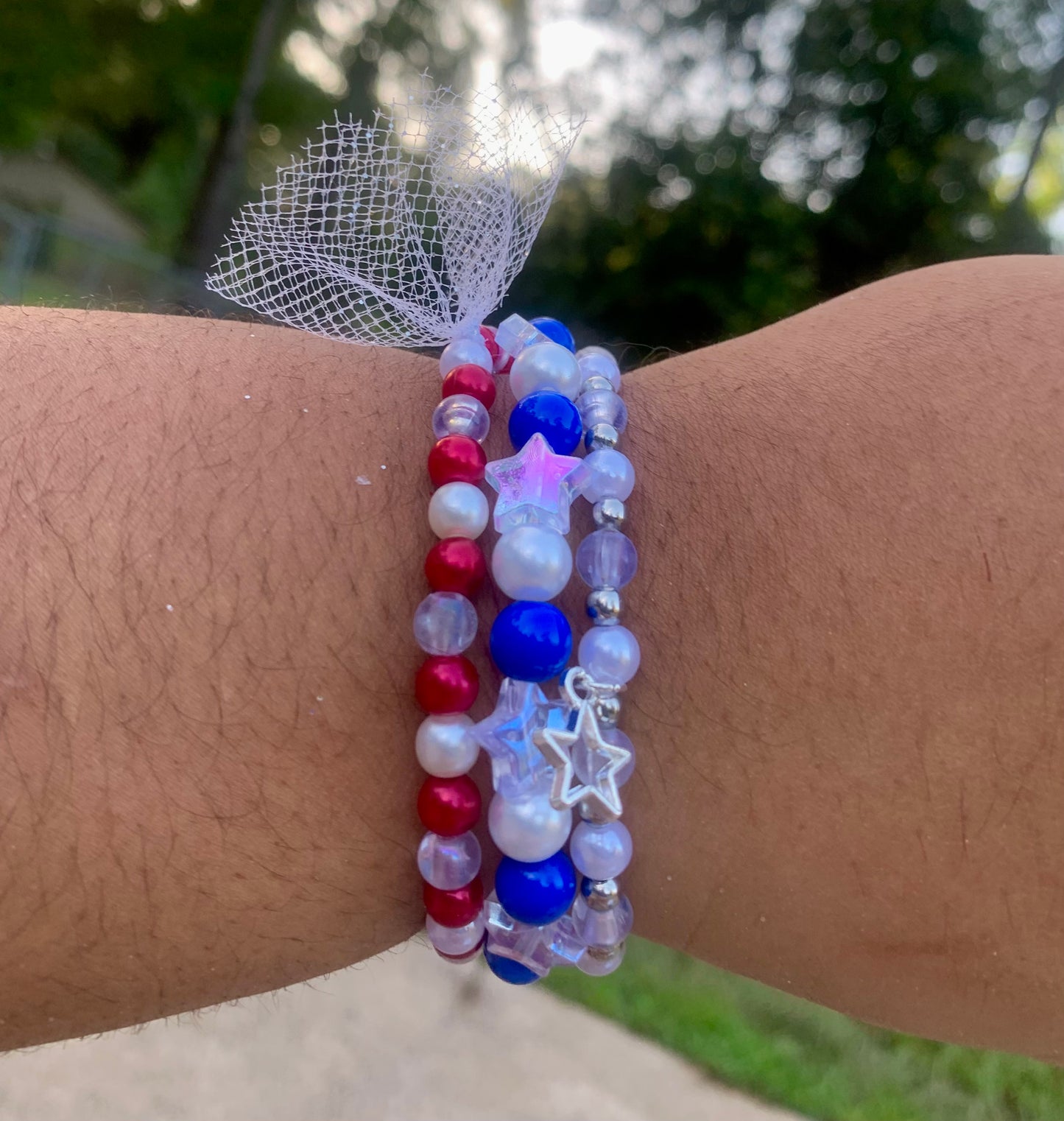 Red/White/Blue To-The-Stars Bracelet Set