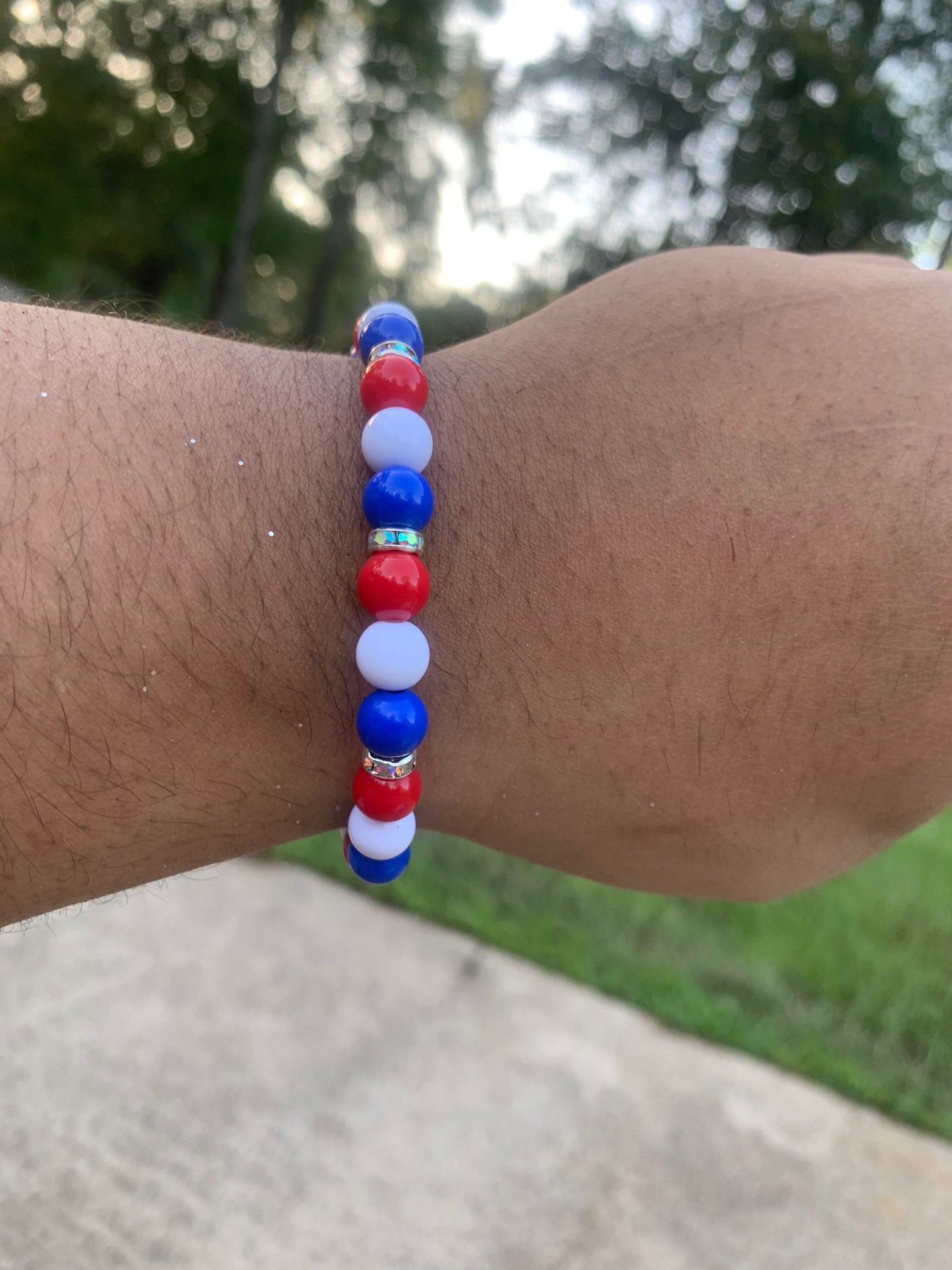 Red, White & Blue Bracelet