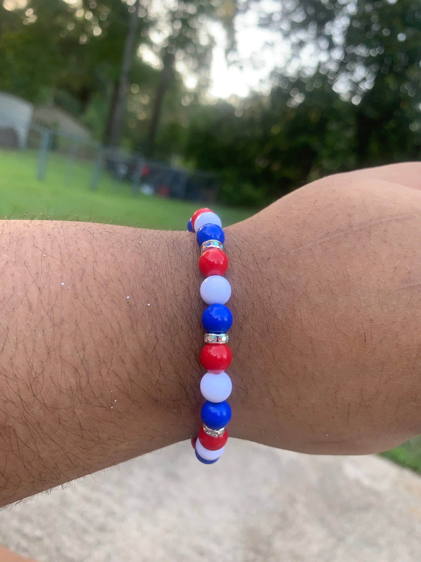 Red, White & Blue Bracelet