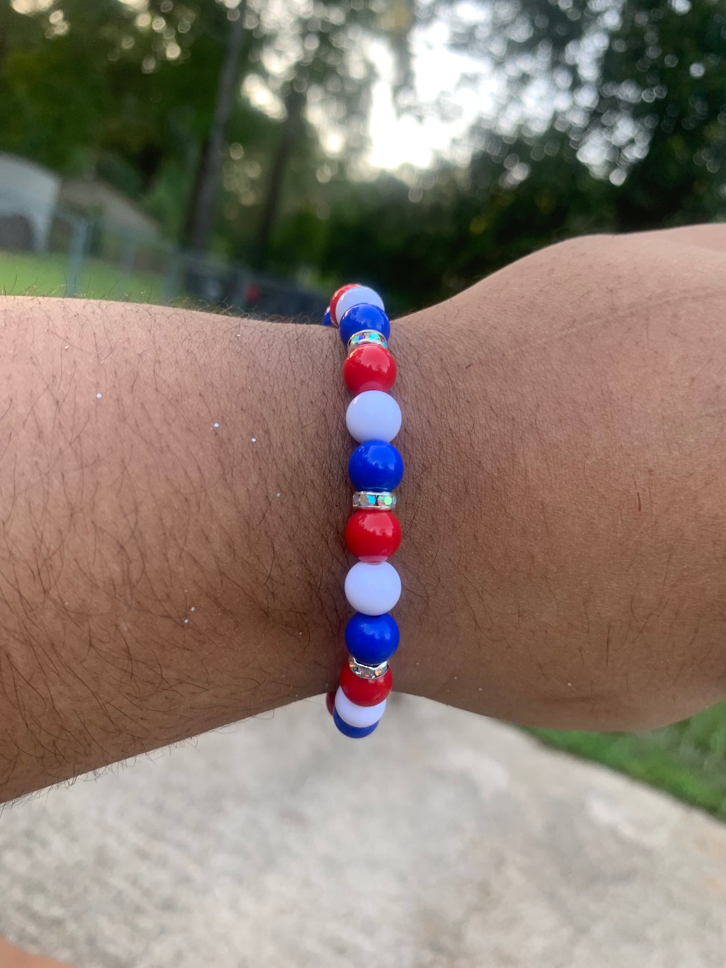 Red, White & Blue Bracelet