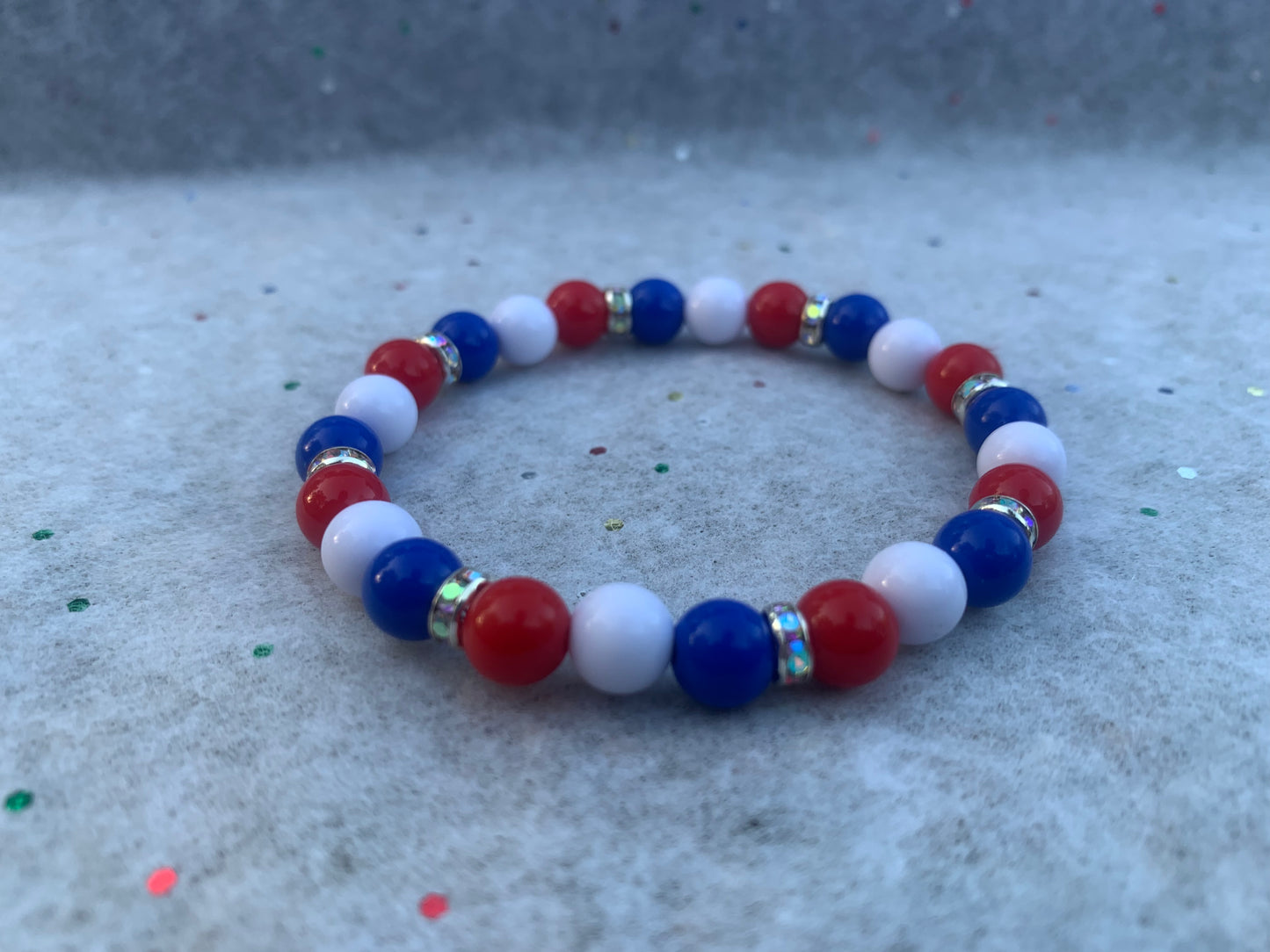 Red, White & Blue Bracelet