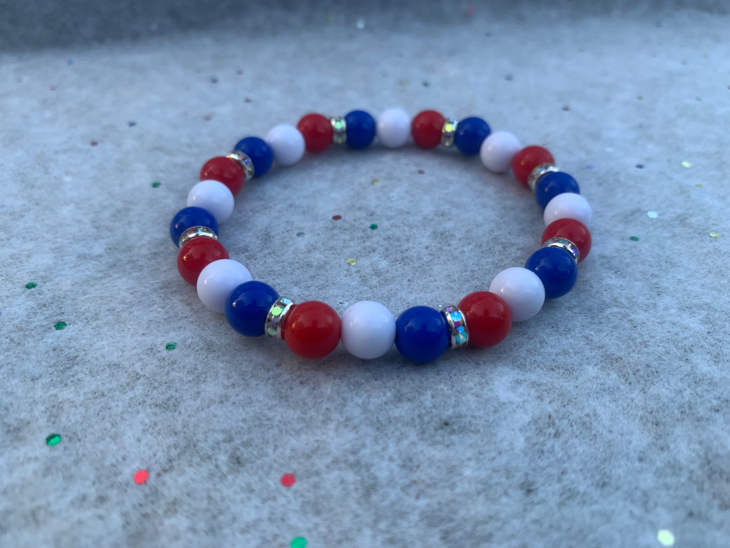 Red, White & Blue Bracelet