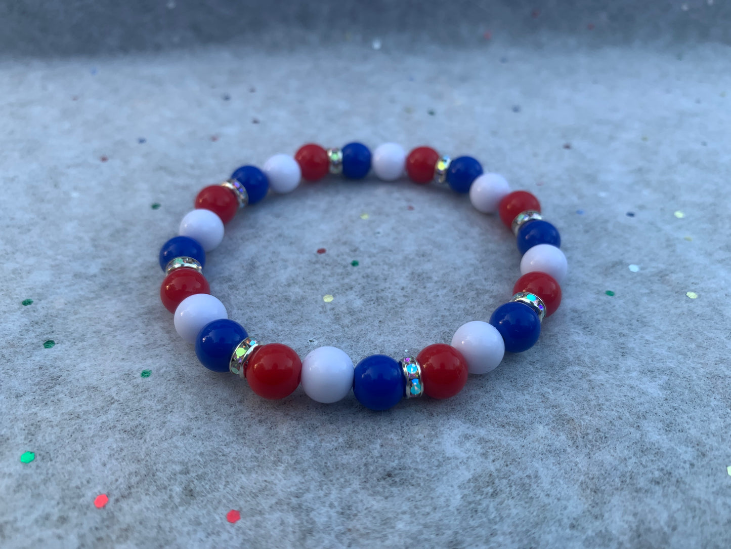 Red, White & Blue Bracelet