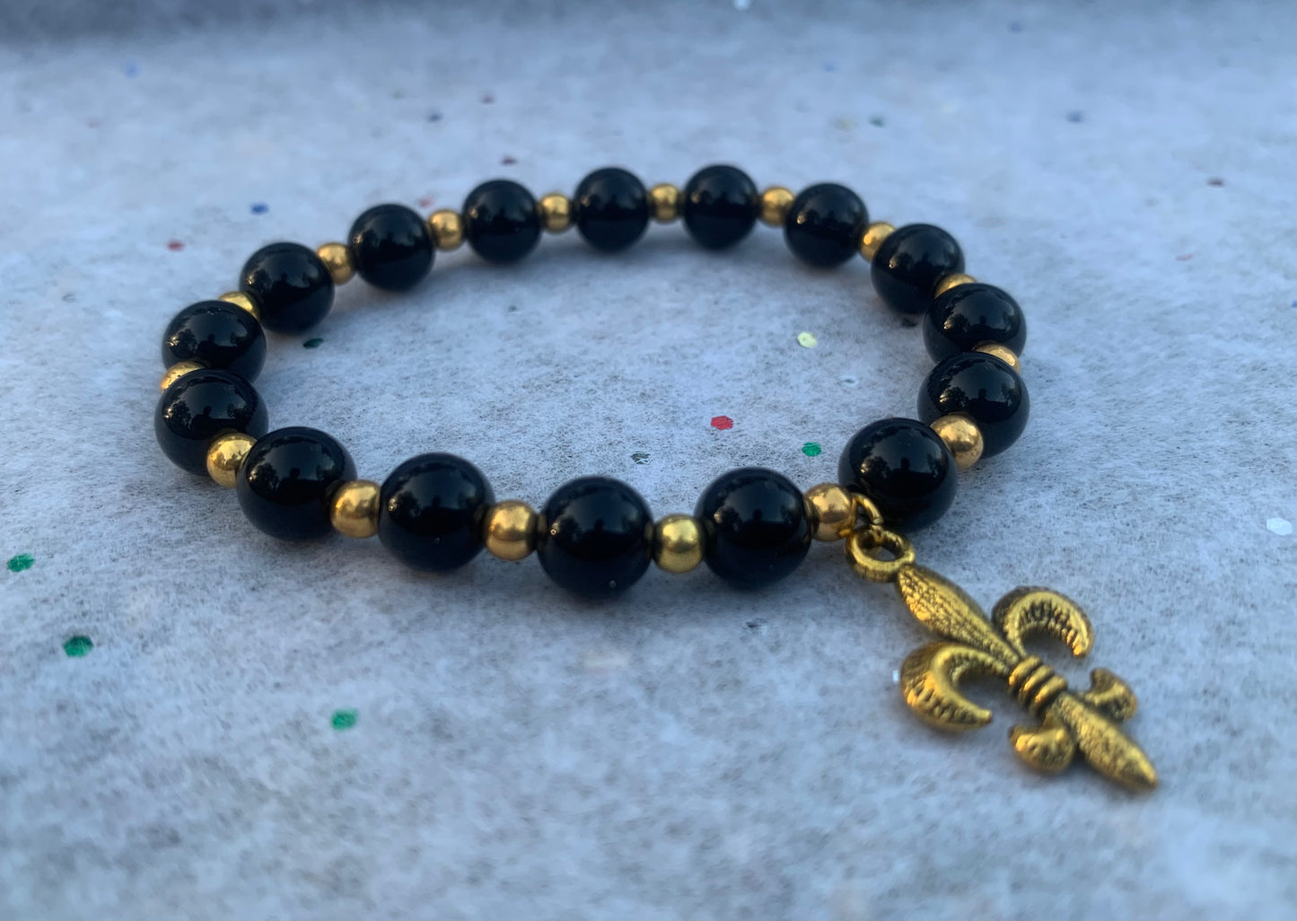 Saints Single Charm Bracelet