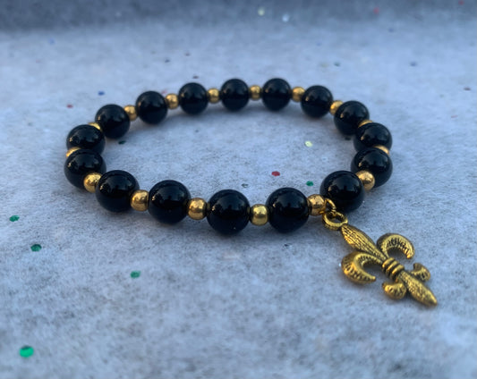 Saints Single Charm Bracelet
