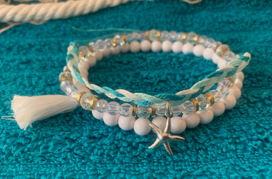 Coastline Cutie 3-Piece Anklet Set