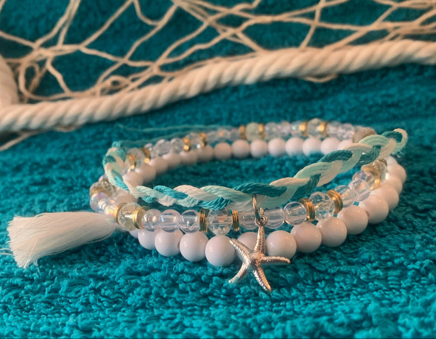 Coastline Cutie 3-Piece Anklet Set
