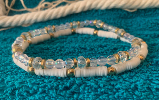 Island Gold 2-Piece Anklet Set