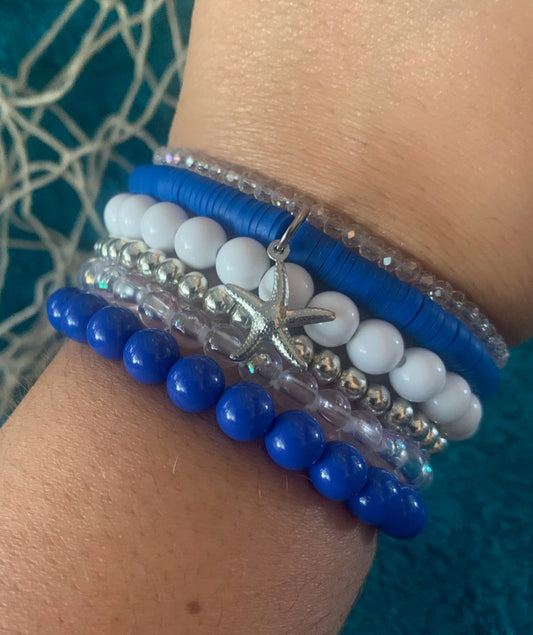 Naturally Nautical Stackable Bracelet Set