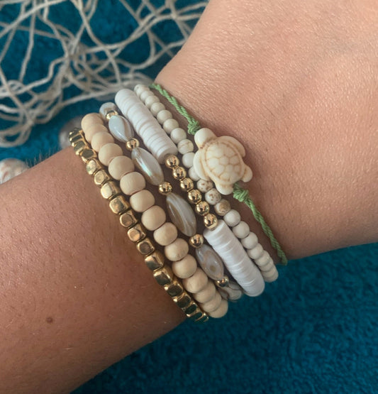 Totally Turtle Stackable Bracelet Set