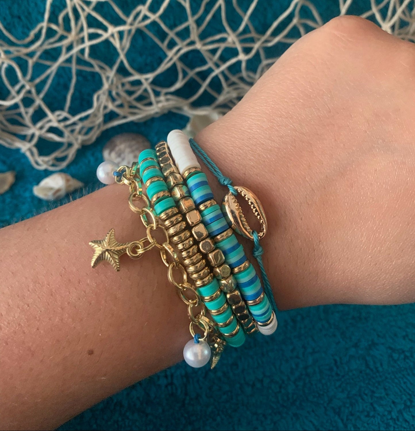Tropical Trendsetter Stackable Bracelet Set