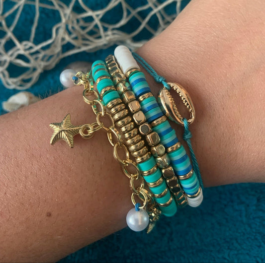 Tropical Trendsetter Stackable Bracelet Set