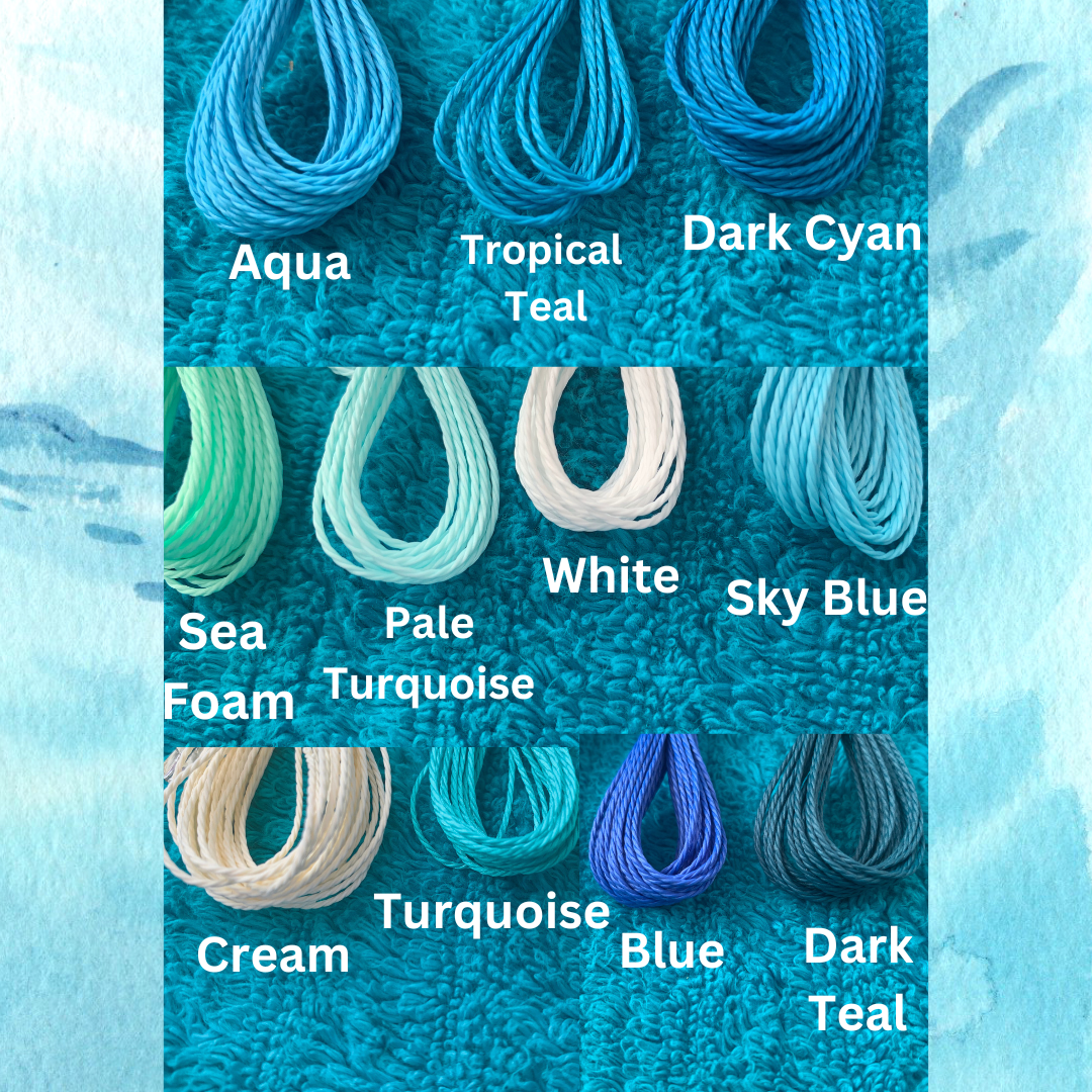 Single Color Multi-Strand Wax Cord Bracelet